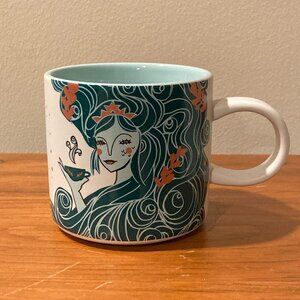Starbucks 2018 Holiday Siren Mermaid Limited Classic 12 Oz Cup Mug